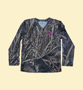 V-Neck Long Sleeve Shirt by Bow and Arrow Outdoors - Sportsman Gear