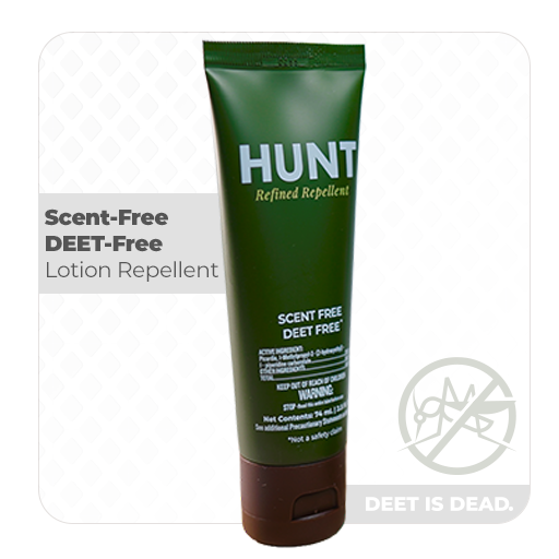 HUNT - Scent-Free, DEET-Free Insect Repellent Lotion - Sportsman Gear