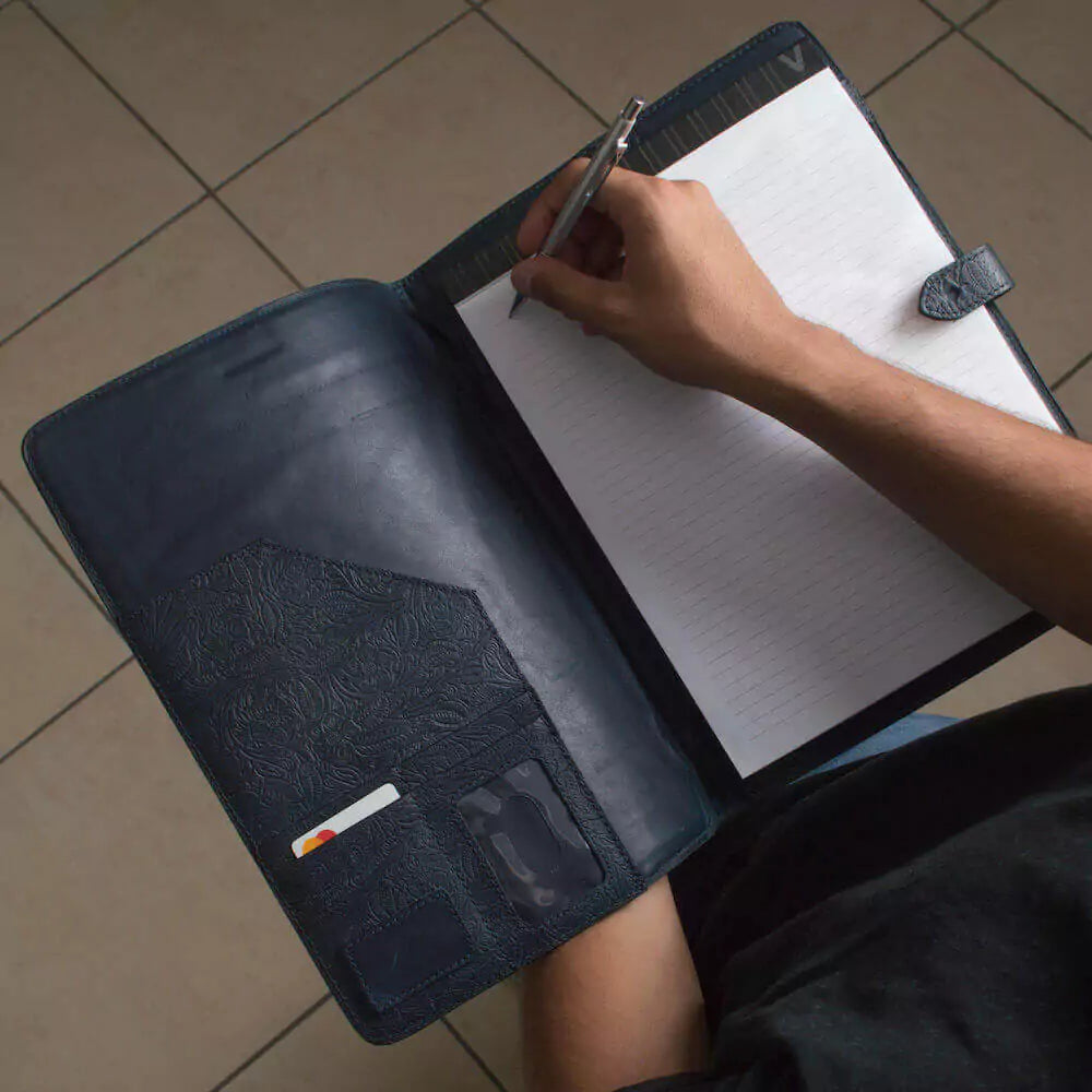 Tooled Leather Padfolio