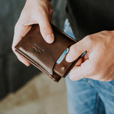 Benjamin Leather Bifold with Front Pocket Wallet