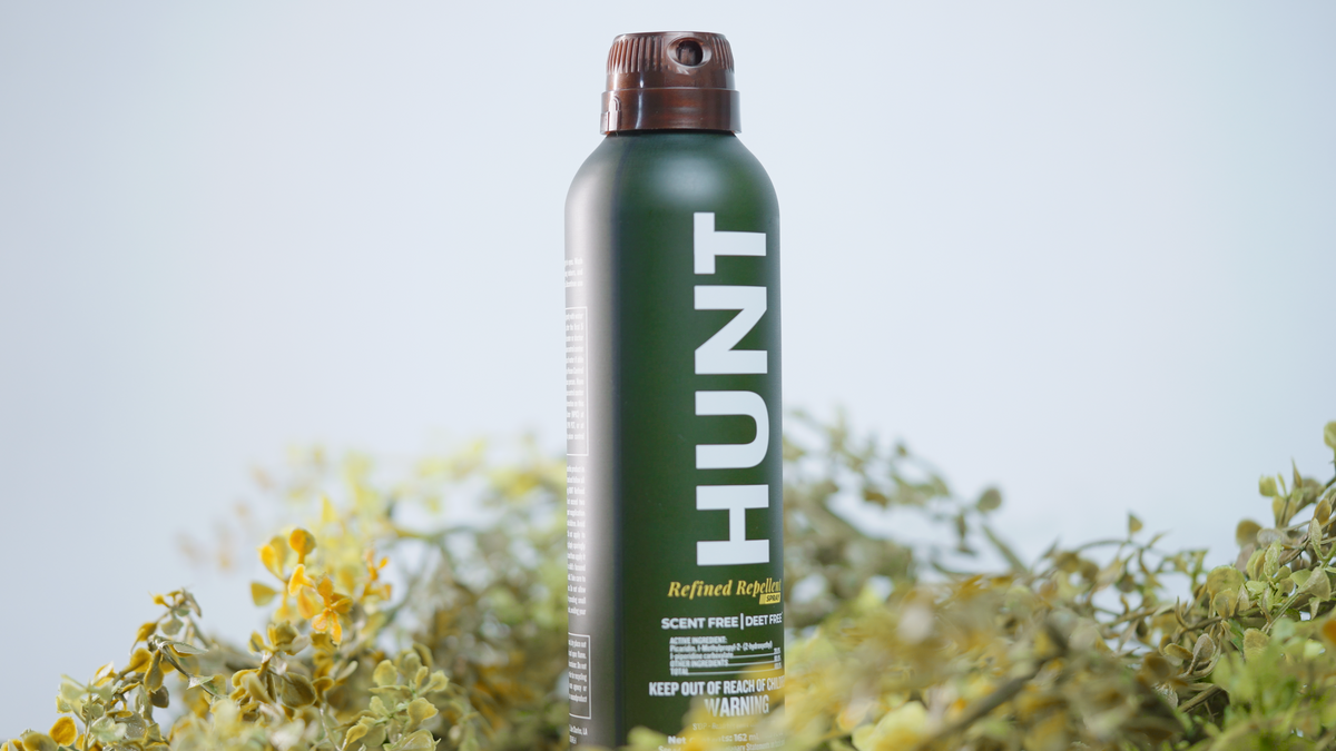 HUNT - Scent-Free, DEET-Free Insect Repellent Spray - Sportsman Gear
