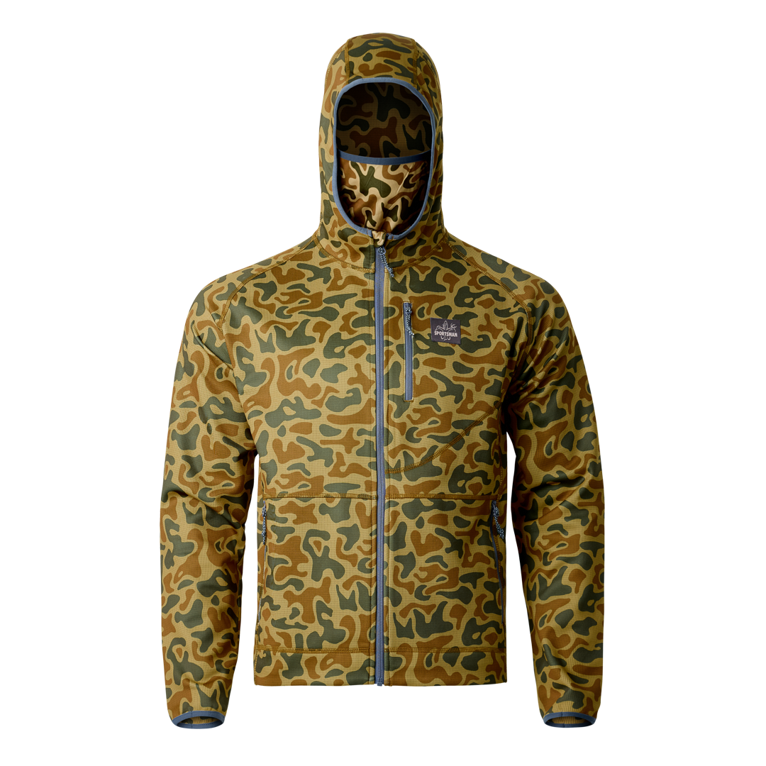 Lightweight Water Resistant Hunting Hoodie Built in Facemask