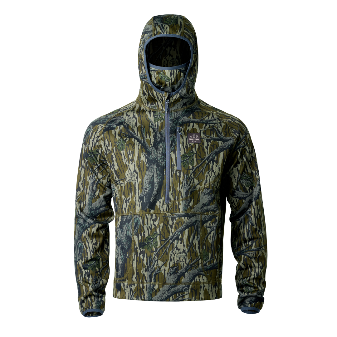 Lightweight Water Resistant Hunting Hoodie Built in Facemask