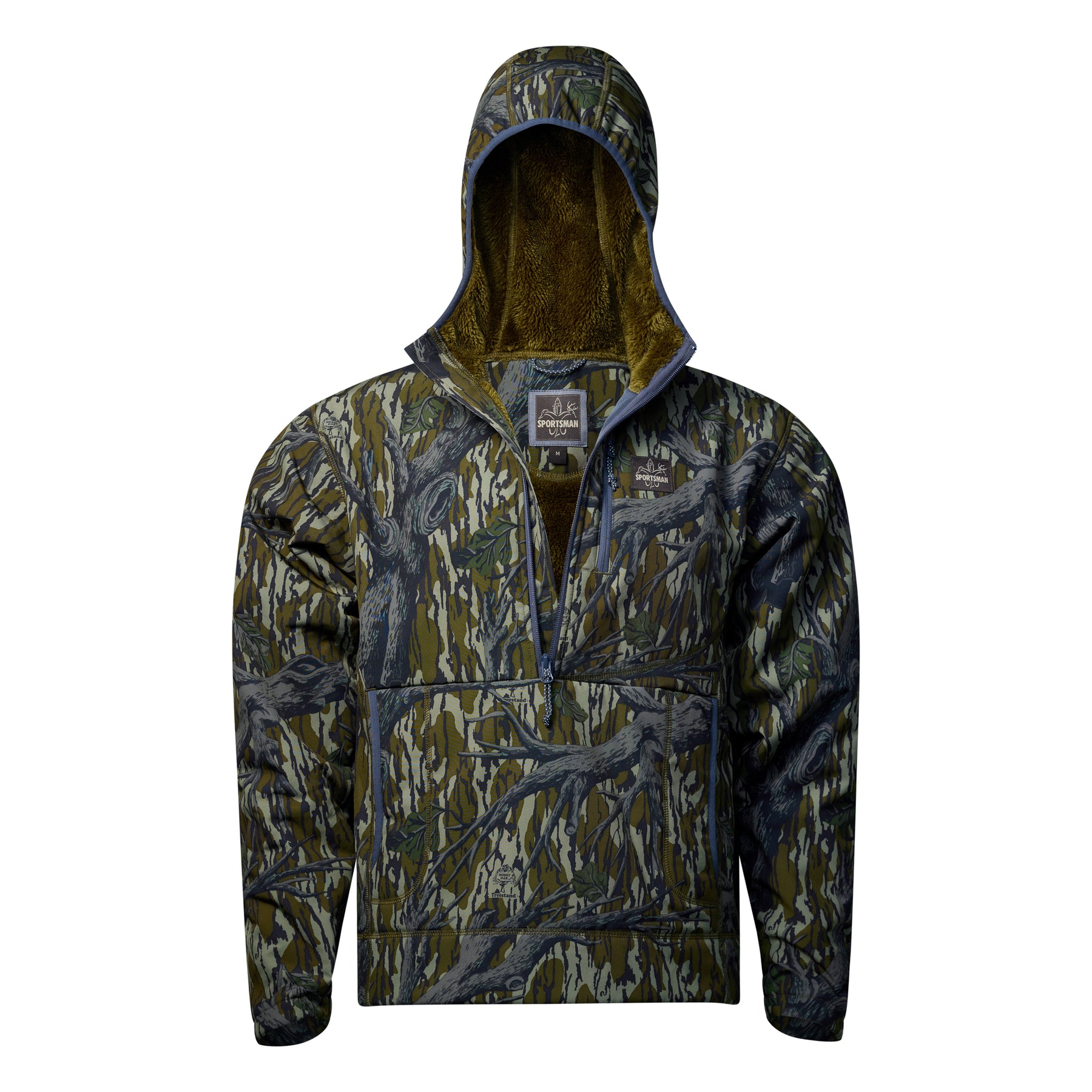 Cold Front Sherpa Hoodie (Mossy Oak Treestand)
