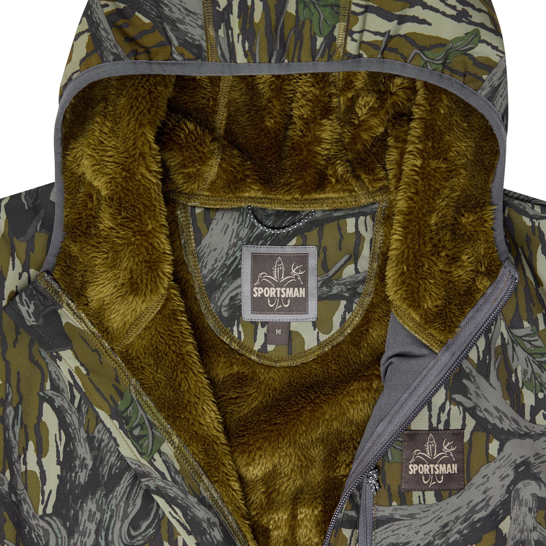 Cold Front Sherpa Hoodie (Mossy Oak Treestand)