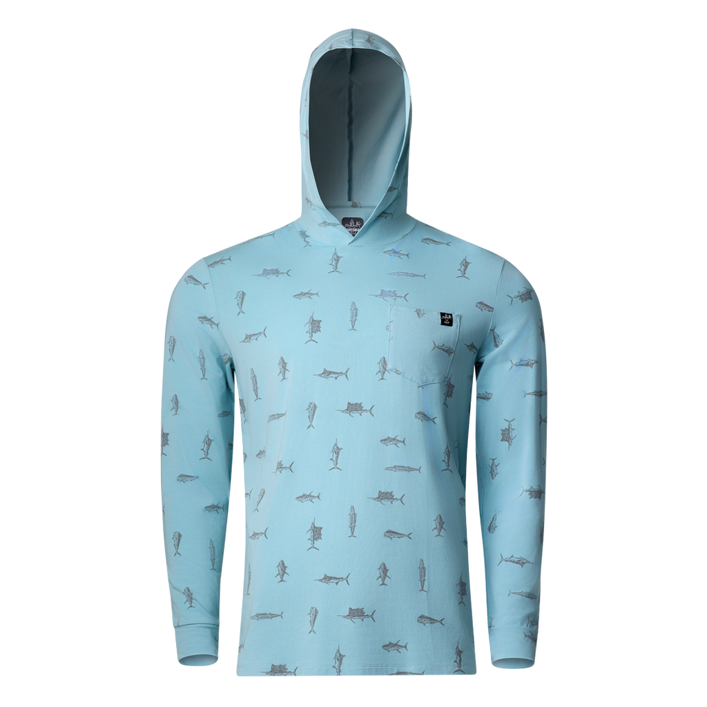 Bamboo Hoodie (Blue Pelagic) | Sportsman Gear
