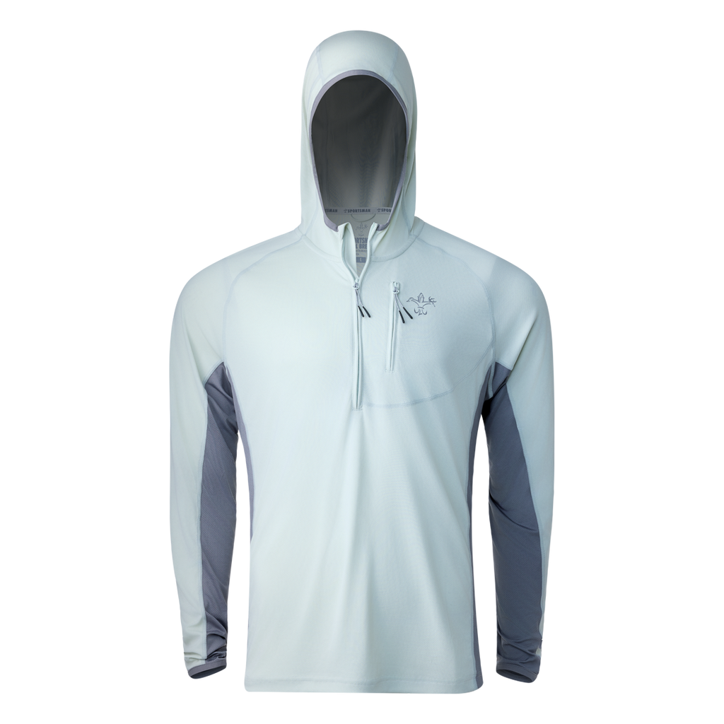 Men's Cool Breeze 1/4 Zip Hoodie – UPF 50+ Quick-Dry | Sportsman Gear