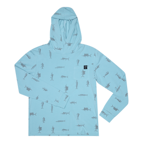 Youth Bamboo Hoodie (Pelagic) - Sportsman Gear