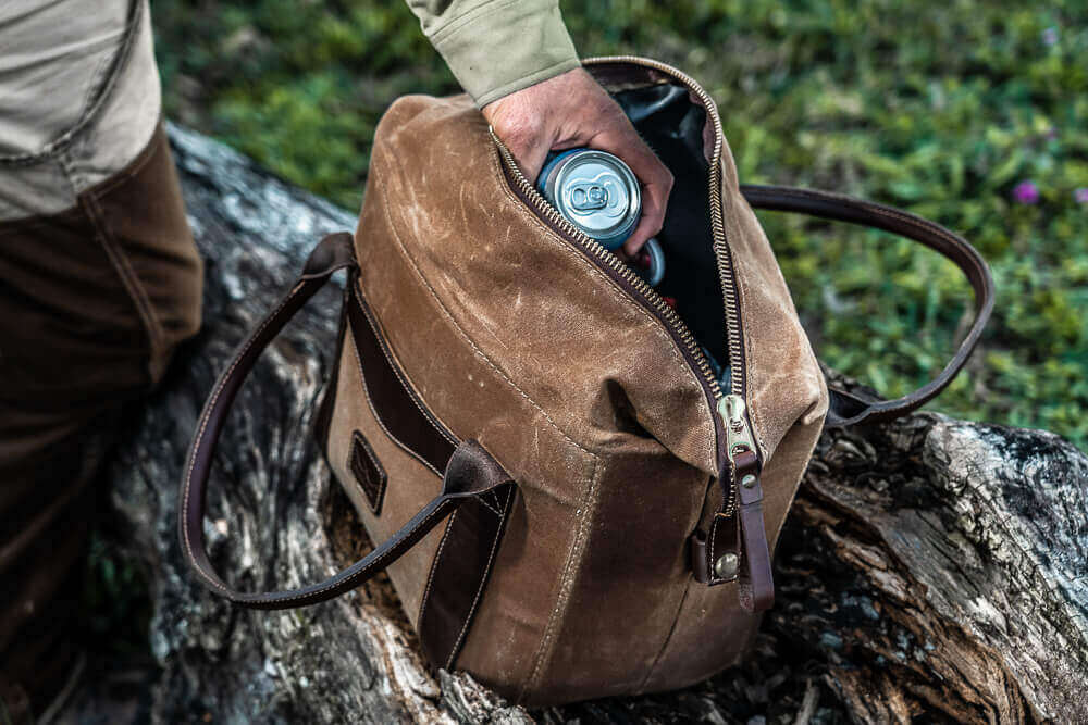 White Wing Waxed Canvas Cooler