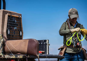 White Wing Waxed Canvas Hunting Shotgun Case