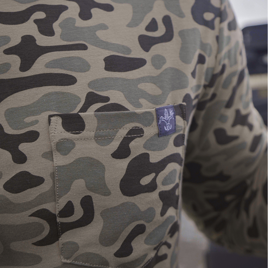 Lightweight bamboo long sleeve hoodie with UPF 50+ sun protection, moisture-wicking fabric, and breathable design for hunting, fishing, hiking, and outdoor adventures.