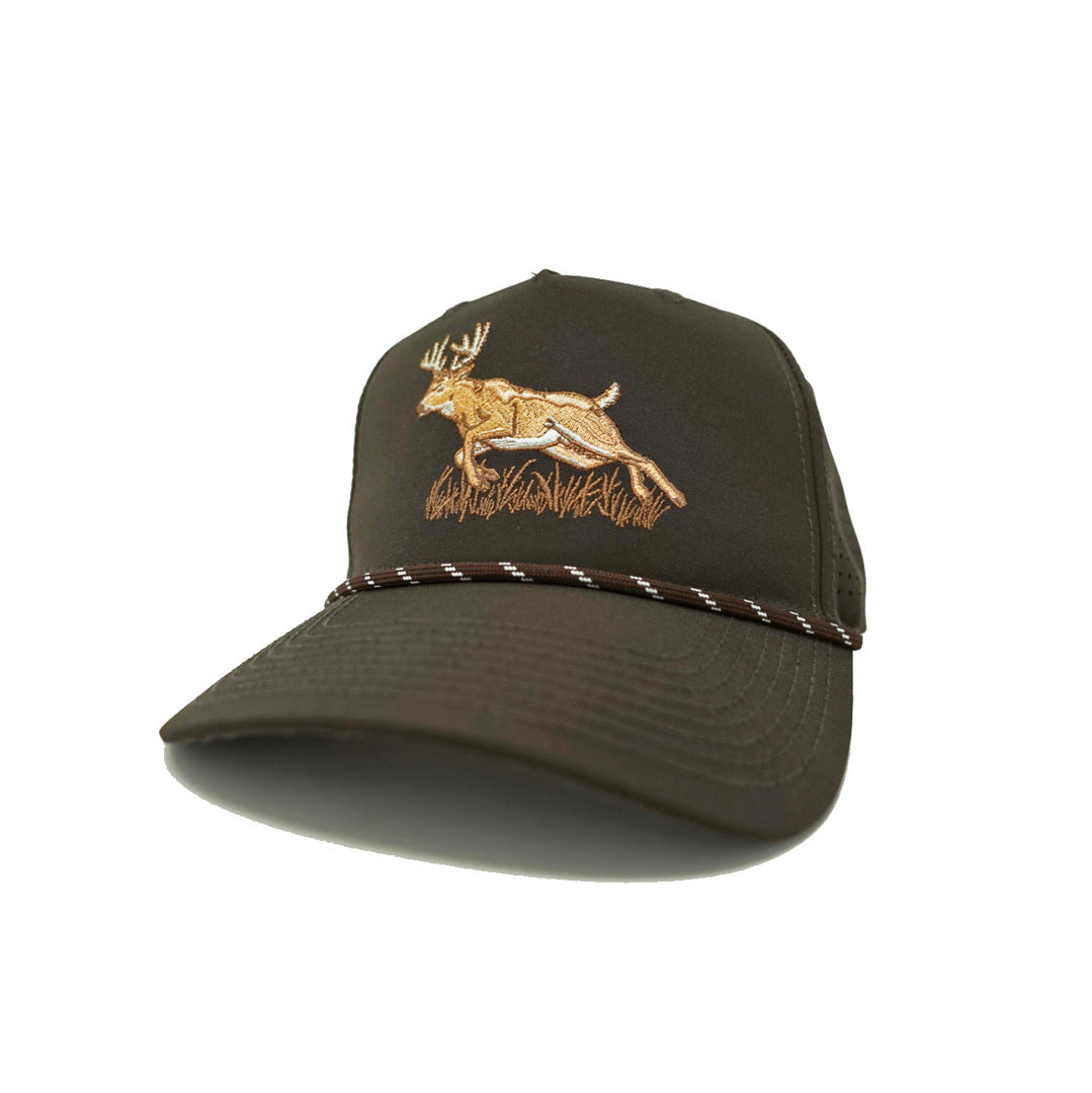 Deer Laser Vented Retro Hat - Sportsman Gear