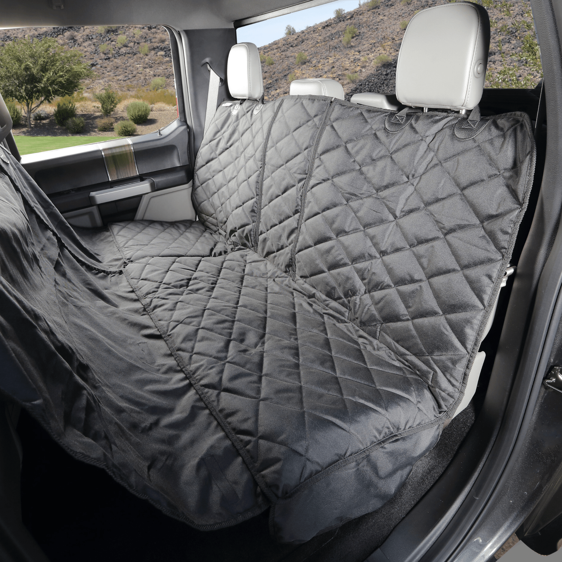 Multi-Function Crew Cab Truck Seat Cover with Hammock