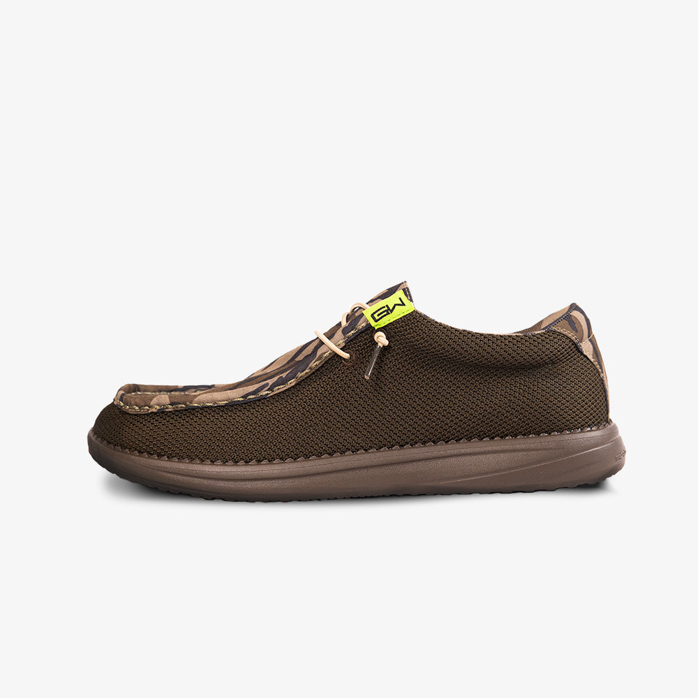 Gator Waders Casual Slip On Shoes | Mens - Mossy Oak Original Bottomland - Sportsman Gear