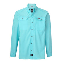 Canada Weather Gear Long Sleeve Fishing Shirt Mens Size Small Aqua Blue  $59.00 海外 即決 - スキル、知識