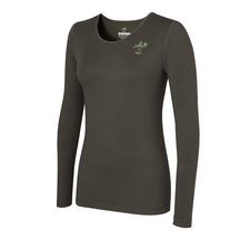 Women's long sleeve hunting shirt - Sportsman dark green base layer