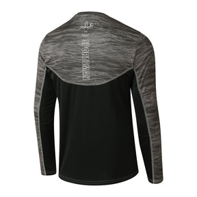 Hydrotech Long Sleeve Performance Fishing Shirt - Murky Camo - UPF 50+ Sun Protection - Men's Moisture Wicking Quick Dry T Shirt - Sportsman Gear