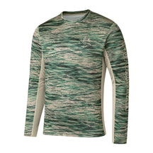 Hydrotech Long Sleeve Performance Fishing Shirt - Marsh Camo - UPF 50+ Sun Protection - Men's Moisture Wicking Quick Dry T Shirt - Sportsman Gear