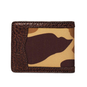 Campaign Leather Bifold Wallet - Vintage Camo by Mission Mercantile Leather Goods