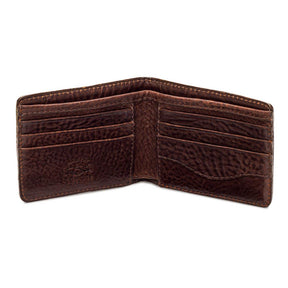 Campaign Leather Bifold Wallet - Vintage Camo by Mission Mercantile Leather Goods