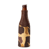 Campaign Leather Bottle Koozie - Vintage Camo by Mission Mercantile Leather Goods