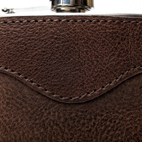Campaign Leather Flask by Mission Mercantile Leather Goods