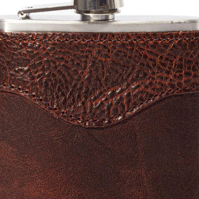 Campaign Leather Flask by Mission Mercantile Leather Goods