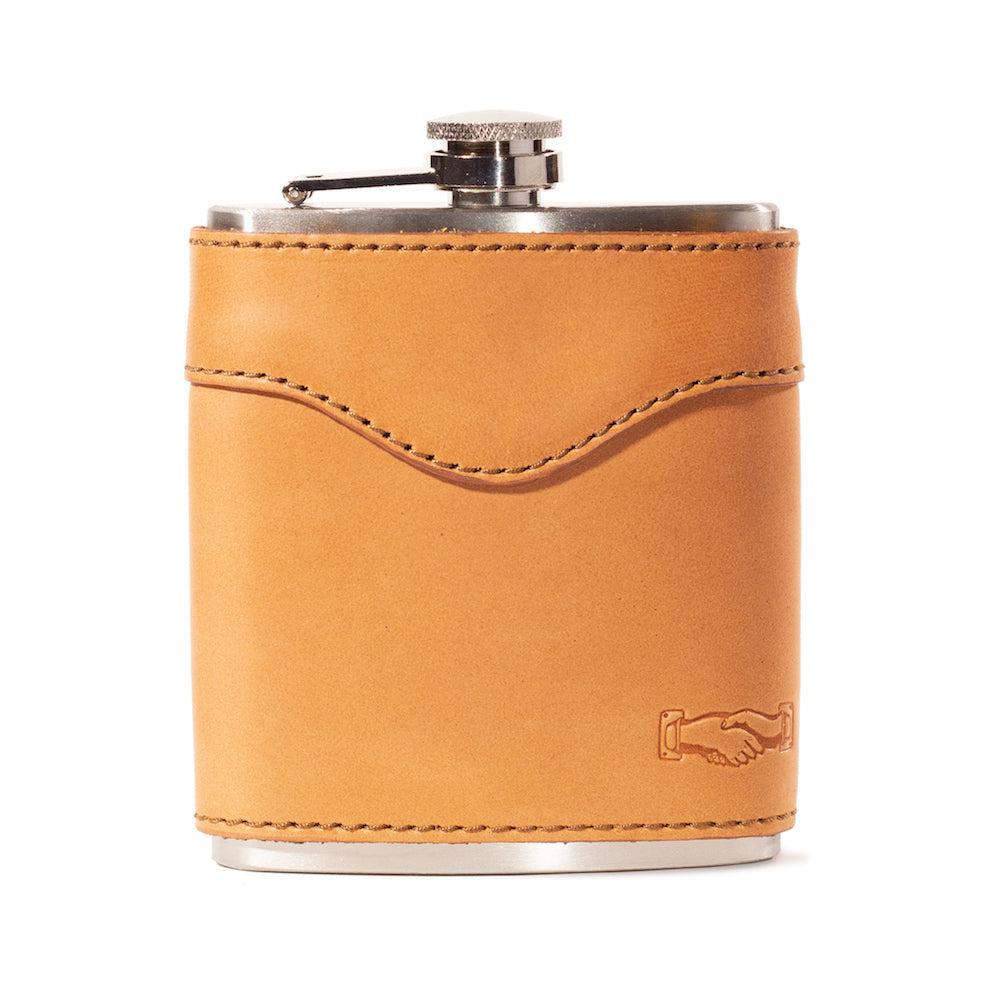 Campaign Leather Flask by Mission Mercantile Leather Goods