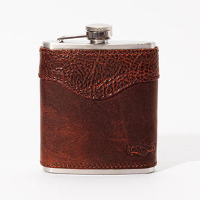 Campaign Leather Flask by Mission Mercantile Leather Goods