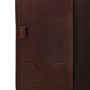 Campaign Leather Journal Cover - Vintage Camo by Mission Mercantile Leather Goods