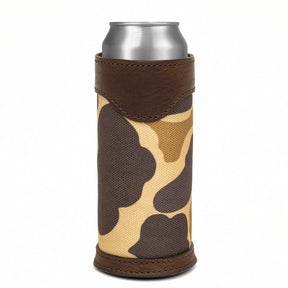 Campaign Leather Slim Can Koozie by Mission Mercantile Leather Goods