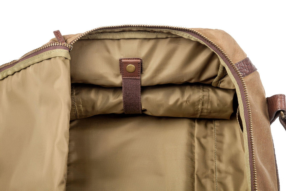 Campaign Waxed Canvas Large Duffle Bag - Sportsman Gear