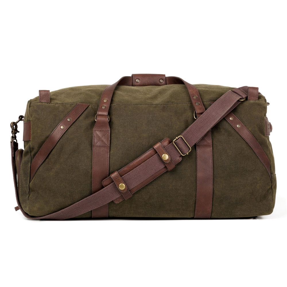 Campaign Waxed Canvas Large Duffle Bag - Sportsman Gear