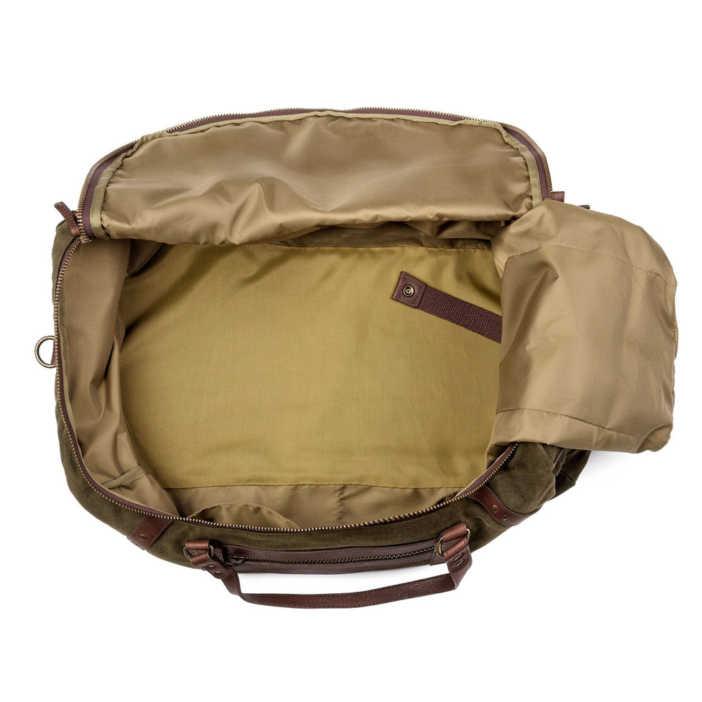 Campaign Waxed Canvas Large Duffle Bag - Sportsman Gear