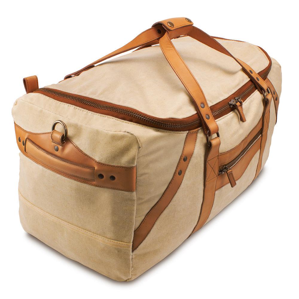 Campaign Waxed Canvas Large Duffle Bag - Sportsman Gear