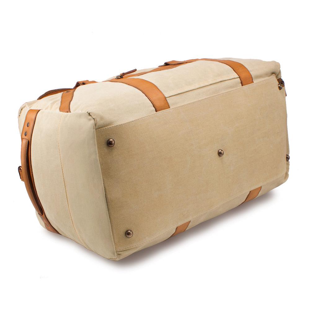 Campaign Waxed Canvas Large Field Duffle Bag  Mission Mercantile – Mission  Mercantile Leather Goods