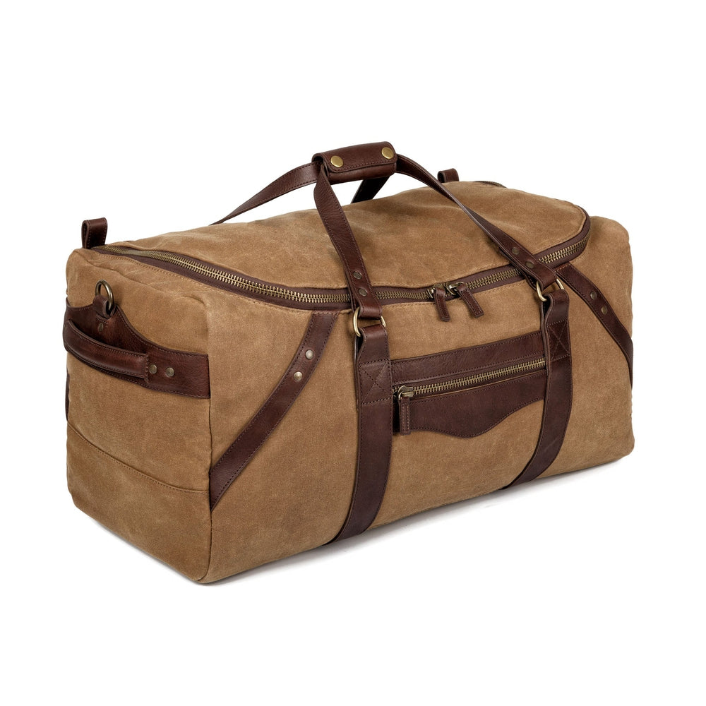 Campaign Waxed Canvas Large Duffle Bag - Sportsman Gear