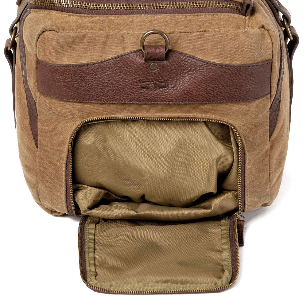 Campaign Waxed Canvas Large Duffle Bag - Sportsman Gear