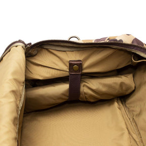 Campaign Waxed Canvas Large Duffle Bag - Vintage Camo by Mission Mercantile Leather Goods