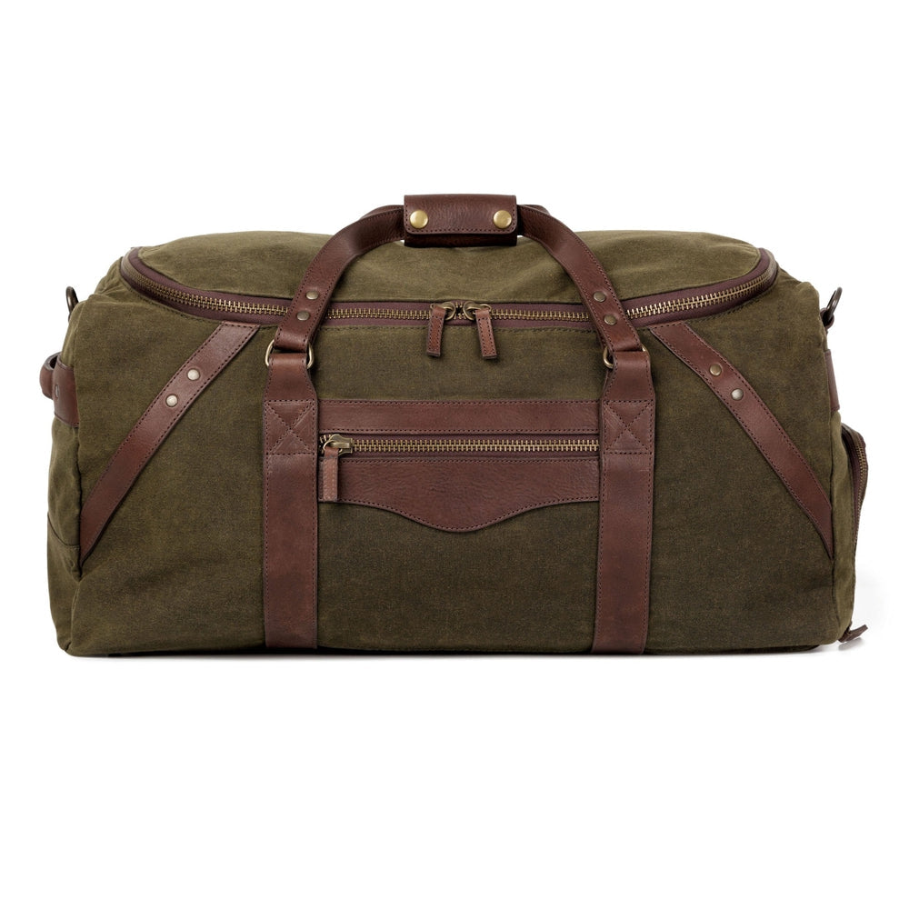 Campaign Waxed Canvas Large Duffle Bag - Sportsman Gear