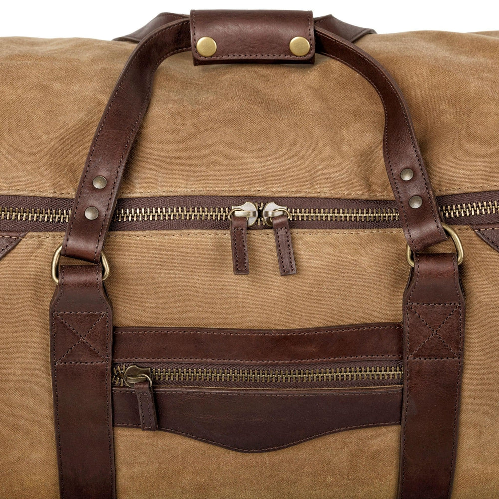 Campaign Waxed Canvas Large Roller Duffle Bag - Sportsman Gear