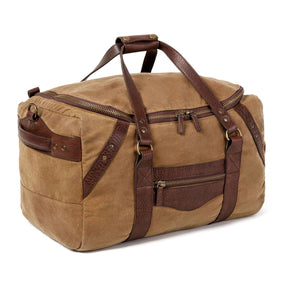 Campaign Waxed Canvas Rolling Carry-On Duffle Bag