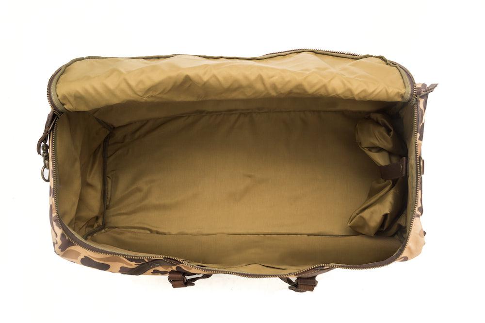 Campaign Waxed Canvas Rolling Carry-On Duffle Bag