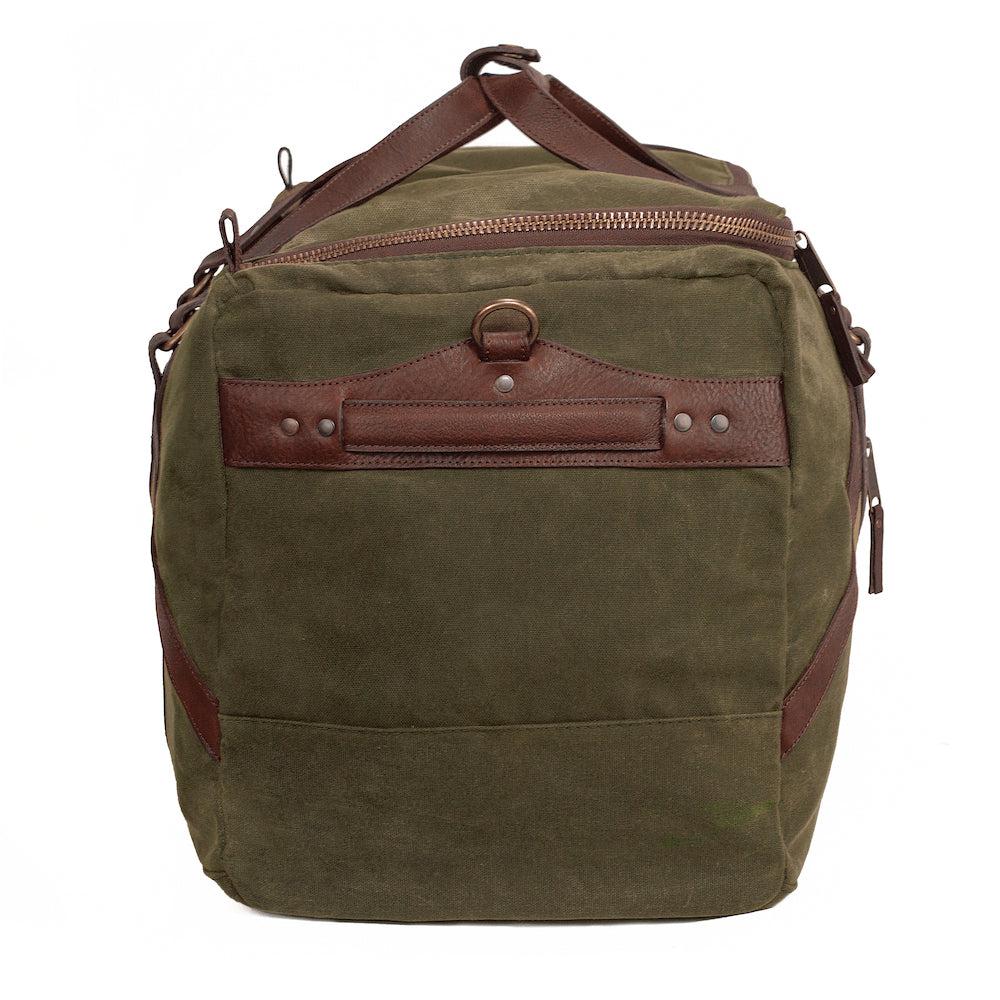 Campaign Waxed Canvas Large Duffle Bag by Mission Mercantile
