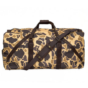 Campaign Waxed Canvas X-Large Duffle Bag - Vintage Camo - Sportsman Gear