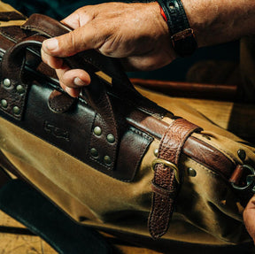 Heritage Waxed Canvas Lineman Duffle Bag - Sportsman Gear
