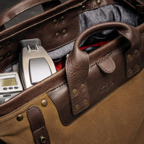 Heritage Waxed Canvas Lineman Duffle Bag - Sportsman Gear
