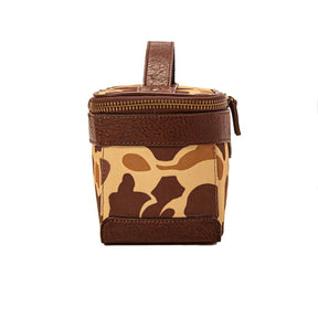 White Wing Waxed Canvas Hunting Shell Bag - Vintage Camo by Mission Mercantile Leather Goods