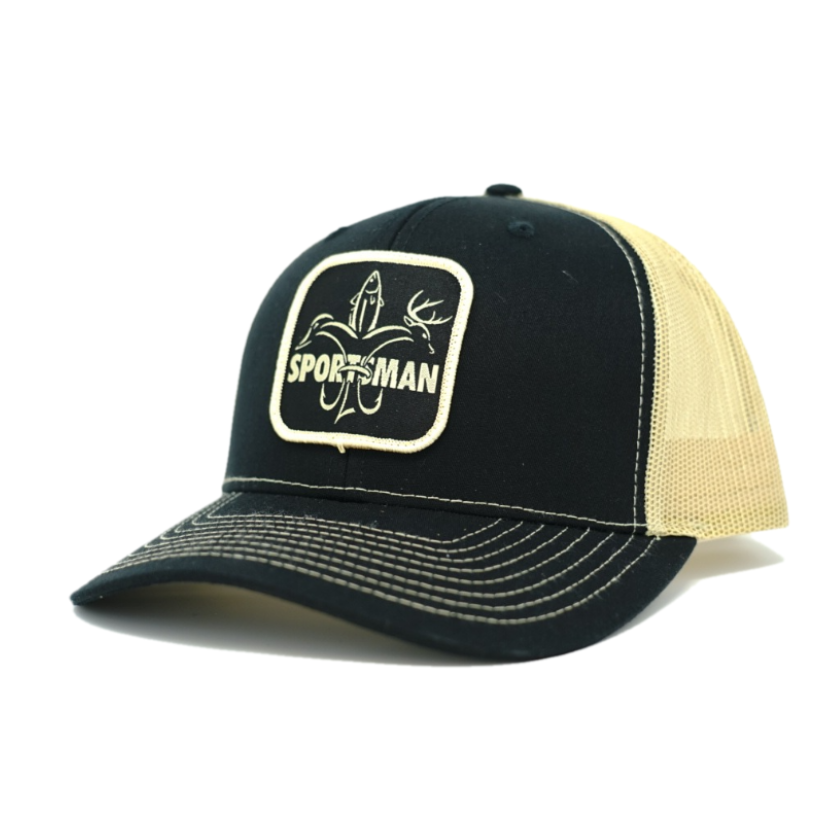 Sportsman Classic Patch Hat - Black / Gold